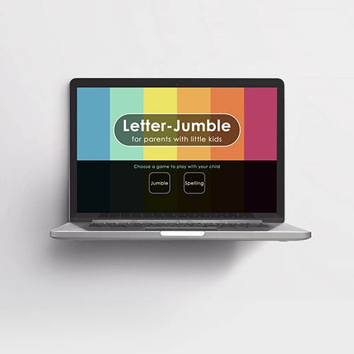 Letterjumble: children's interactive learning app
